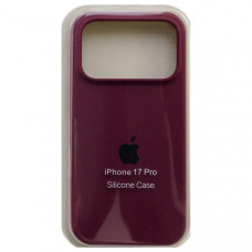 Чехол iP 17 Pro Silicone Case (45 Marsala)