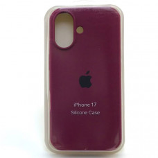 Чехол iP 17 Silicone Case (45 Marsala)