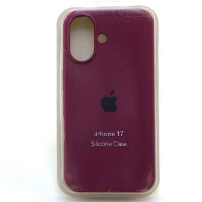 Чехол iP 17 Silicone Case (45 Marsala)