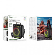 Активная напольная колонка HOCO DS72 Ship 20W с ВТ (наружный RGB BT динамик с микрофоном

 Материал: ABS, Размер: 286 х 280 х 367 мм, вес: 3,5 кг
. Bluetooth 5.0. Емкость батареи: 4000 мАч, Время зарядки: 6 часов
. Время игры: 2-3 часа
. Динамик- 8 дюймов