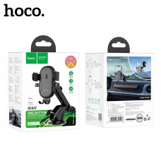 Держатель мобильного телефона HOCO DDCA37 Black на стекло/торпеду. Материал: ABS + силикон. Для телефонов 4.5-7 дюймов. Размер: 110х115х155 мм, вес: 145 г.