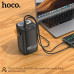 Внешний аккумулятор 60000mAh Hoco DB160 Astrum PD100W. Номинальная емкость 32400 мАч
. Вход: Type-C1/2: 100 Вт. Выход: USB1/2: 22,5 Вт, USB3: 5В/2,1А, Type-C1/2: 100 Вт, общая выходная мощность: 5В/3А. 
Светодиодный цифровой дисплей. Зарядный кабель C-C д