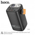 Внешний аккумулятор 60000mAh Hoco DB160 Astrum PD100W. Номинальная емкость 32400 мАч
. Вход: Type-C1/2: 100 Вт. Выход: USB1/2: 22,5 Вт, USB3: 5В/2,1А, Type-C1/2: 100 Вт, общая выходная мощность: 5В/3А. 
Светодиодный цифровой дисплей. Зарядный кабель C-C д
