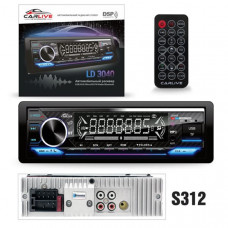 Автомагнитола 1DIN CarLive LD3040 LED.1USB.BT.TF.FM.ISO.7RGB.4RCA. Поддержка MP3, WMA, ID3. LCD-дисплей 7 цветов. Макс. вых.мощность 4х60Вт. Поддерживает мобильные приложения. Пульт. Поддержка голосового помощника.