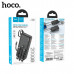 Внешний аккумулятор 20000 mAh HOCO J146A с 4 кабелями (USB-A/USB-C cable/Micro cable/Lightning). 5V-2A.