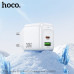 СЗУ-USB-USB-C (Type-C)-Lightning HOCO CS55A Surplus 1м, PD30W+QC3.0 18W, White
