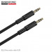 Кабель Аудио 3,5 Jack-3,5 Jack BOROFONE BL25 1м, ПВХ, Black
