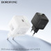 СЗУ-USB-C (Type-C)-Lightning BOROFONE BN18 1м, GaN PD20W, White