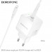 СЗУ-USB-C (Type-C)-Lightning BOROFONE BN18 1м, GaN PD20W, White