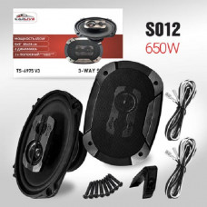 Акустическая система автомобильная Carlive TS6975 V3 (6х9). 650W. Импеданс 4 Ом. Чувствительность 92 дБ. 2 динамика, 3 полосный коаксиальный кабель.