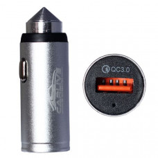 АЗУ USB CARLIVE Carlive CR26 QC3.0 5V/3A, Silver, в блистере