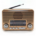 Радиоприемник портативный GOLON RX-7071 BT Gold (FM/AM/SW, USB, TF, BT, 1х18650, кабель MicroUSB)