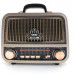 Радиоприемник портативный Meier MD-1310BT Light Brown (FM/AM/SW, BT, USB, TF, AUX, кабель Type-C, питание от аккумулятора 18650 (в к-те)/ 2хUM-1)