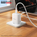 СЗУ-USB-2USB-C BOROFONE BN32 PD65W+20W, White