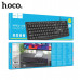 Клавиатура проводная HOCO GM60 Black +русская раскладка. Подключение USB. Длина провода: 1,45 м. 104 клавиши. Раскладка английский+русский.