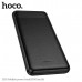 Внешний аккумулятор 10000 mAh HOCO J153 Black. Номинальная емкость: 5500mAh. Вход USB-C/Micro. Выход: USB-A1/A2:5V/2A. LED-дисплей отражает уровень заряда.