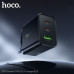 СЗУ-USB-2USB-C HOCO N75 Grande 65W(PD20W+PD20W+QC3.015W), Black