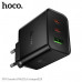 СЗУ-USB-2USB-C HOCO N75 Grande 65W(PD20W+PD20W+QC3.015W), Black