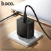 СЗУ-USB-2USB-C (Type-C)-Type-C HOCO N75 1м, 65W (PD20W+PD20W+QC3.015W), Black