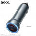 АЗУ-2USB-C HOCO Z54B PD60W, Metal Gray