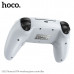 Геймпад беспроводной HOCO GA1 Phoenix PS4 Black/White. Емкость аккумулятора: 800 мАч; Время использования: 8 часов. Поддержка функций 3D-датчика ускорения и гироскопа, функция вибрации двойного двигателя. Поддержка стереоразъема 3,5 мм для подключения нау