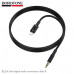Аудио переходник Lightning(AM)-Jack3,5(AM) BOROFONE BL25A 1м, ПВХ, Black