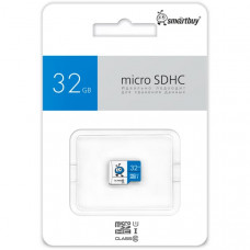 Карта памяти micro SDHC Smartbuy 32GB UHS-I BLUE (без адаптера)