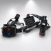 Фонарь налобный Lightess CT021-3+1-TG+3хXTE (3 режима+кейс, АКБ 3x18650 8800mAh, кабель Type-C для зарядки, IPX5,USB разъем)