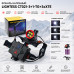Фонарь налобный Lightess CT021-3+1-TG+3хXTE (3 режима+кейс, АКБ 3x18650 8800mAh, кабель Type-C для зарядки, IPX5,USB разъем)