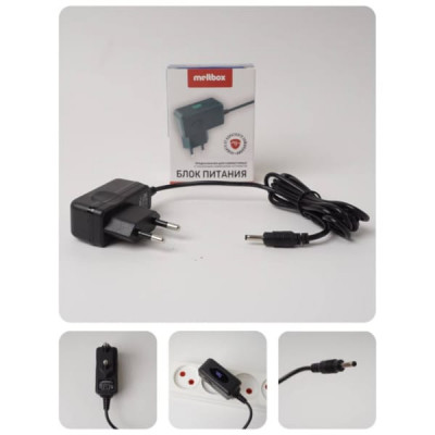 Блок питания Meltbox NH143 5V/1A (3.5x1.35), кабель 1.5м