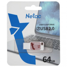 USB флеш-диск 64Gb Netac UA31 розовый