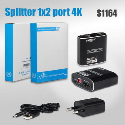 Разветвитель HDMI H300 Splitter 1x2 port 4K