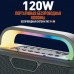 Портативная колонка FaizFull FK330 120W TWS 1+1 (караоке, 2 микрофона, пульт, кабель Type-C, кабель AUX, ремень). Макс. потреб мощность: (40 Вт х2 + 20 Вт х2) 120 Вт. Емкость аккумулятора 12000мАч. Время воспроизведения: 15 часов. Туре-с 5В/3А. Время заря