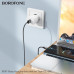Кабель Type-C BOROFONE BX87 2м, 3A, плетенная оплетка, Black