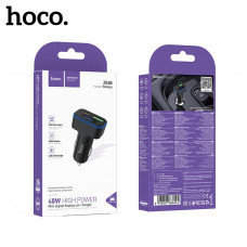 АЗУ-USB-USB-C HOCO Z63B 48W(PD30W+QC3.0 18W), Black. Цифровой дисплей.