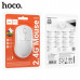 Мышь беспроводная HOCO GM42 White. 100Mbps. 2.4G Bluetooth. DPI: 800-1200-1600. 4 кн.