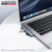 USB HUB 4 порта BOROFONE FH1 Metal Gray (USB to USB2.0х3+USB3.0). Скорость передачи: от 3,0 до 5 Гбит/ с, от 2,0 до 480 Мбит/с.