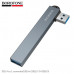 USB HUB 4 порта BOROFONE FH1 Metal Gray (USB to USB2.0х3+USB3.0). Скорость передачи: от 3,0 до 5 Гбит/ с, от 2,0 до 480 Мбит/с.
