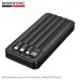 Внешний аккумулятор 10000 mAh Borofone BJ84 Black с 4мя кабелями. Два входа: USB-C/USB-A кабель: 5V/2A. 4 выхода: USB-A: 5V/2A+ кабелиMicro USB/USB-C/IP: 5V/2A. LED-индикатор зарядки.