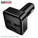 FM-Модулятор Bluetooth BOROFONE BC63 Black. Выход: USB для музыки: 5V/0.5A; USB-A: 5V/3A. Поддержка воспроизведения по Bluetooth и с USB-накопителя (32Gb).
