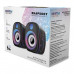 Активная колонка 2.0 SmartBuy RHAPSODY. Мощность 2х3Вт. Динамики 2х50мм. RGB-подсветка, USB 5В/1A, регулирование громкости. Длина кабеля 1,5 м. Чувствительность 75дБ.