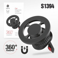 Держатель мобильного телефона магнитный Deespi DX19 на воздуховод. Вращение 360градусов.
