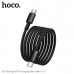 Кабель USB-C/USB-C HOCO X119 1м, PD60W, тканевая оплетка, Black