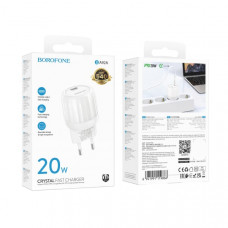 СЗУ-USB-C BOROFONE BA92A PD20W+QC3.0, White
