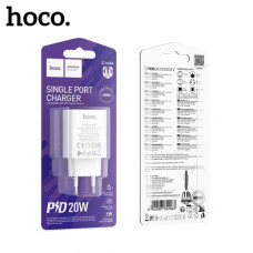 СЗУ-USB-C HOCO C143A PD20W, 3A, White