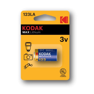Батарейка KODAK MAX CR 123 (K123LA) BL-1 (1/6/12)