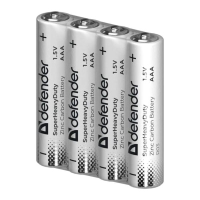 Батарейка DEFENDER R03  Zinc SH-4 (24/1200)