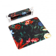Коврик для мыши Smartbuy Flowers, S-size 280х230х3мм. Износостойкий, эластичный, гладкий.