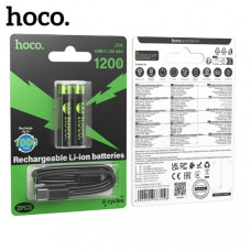 Аккумулятор HOCO R03 JA4 BL-2 320mAh/3.7V/1200mWh. Зарядка: USB-C: 5V/250mA. Время заряда: 40м. Время работы: 60м. Размер: диаметр 10.1х высота 44.5мм. Вес: 8г. Подходит для игрушек, мышей/клавиатур, небольших вентиляторов, радиоприемников и других устрой