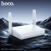 Wi-Fi роутер HOCO HI36 White. Беспроводная частота: 2.4GHz всенаправленная антенна 5dBi. Стандарт беспроводной связи 802.11b/g/n. Интерфейс: WLAN/2хLAN port (10/100Mbps). Скорость передачи сигнала: 2.4GHz: 3000Mbps. Методы шифрования:: WPA-PSK, WPA2-PSK, 